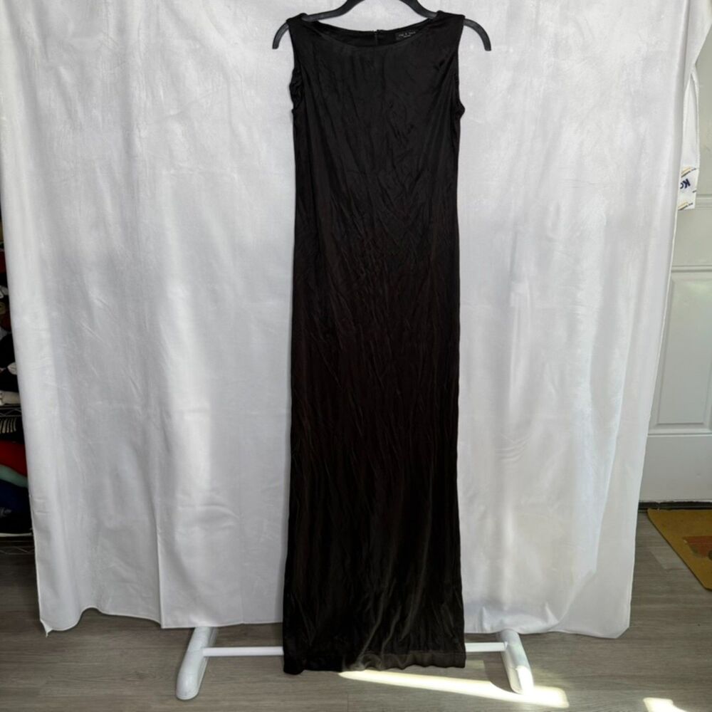 rag & bone Zip up Back Sleeveless Dress, Black, Small - Picture 3 of 12